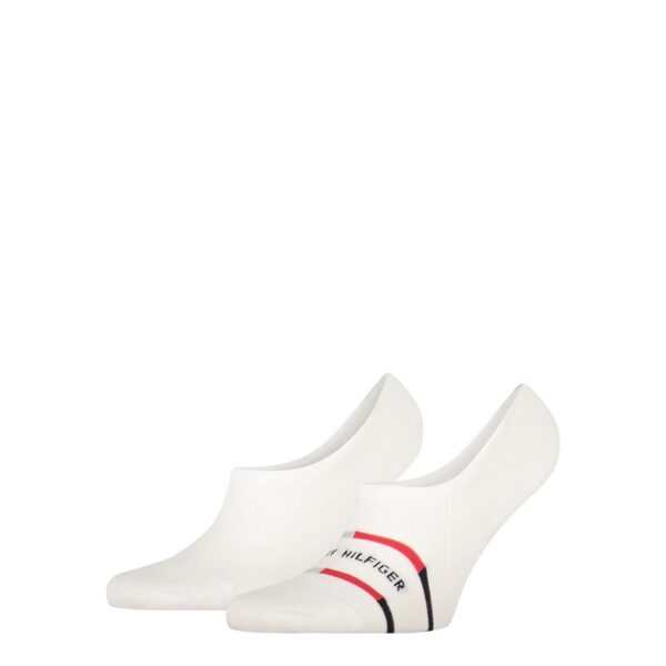 Tommy Hilfiger White Invisible Socks 2 Packs