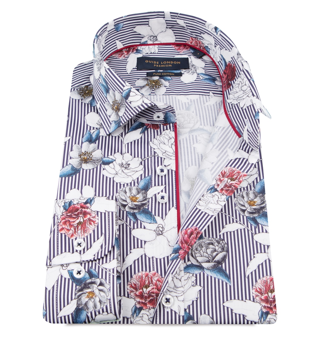 Guide London Floral With Pinstripe LS75756 - Image 2