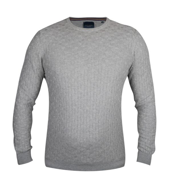 Guide Of London Grey Knitted Jumper (KW2715)