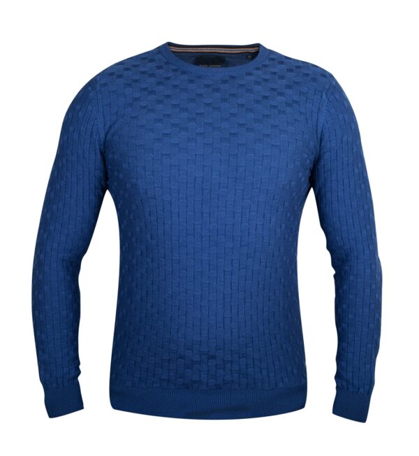 Guide Of London Indigo Knitted Jumper (KW2715)