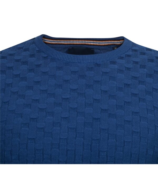 Guide Of London Indigo Knitted Jumper (KW2715) - Image 2