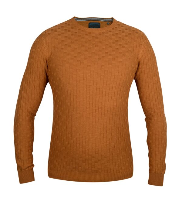 Guide Of London Rust Knitted Jumper (KW2715)