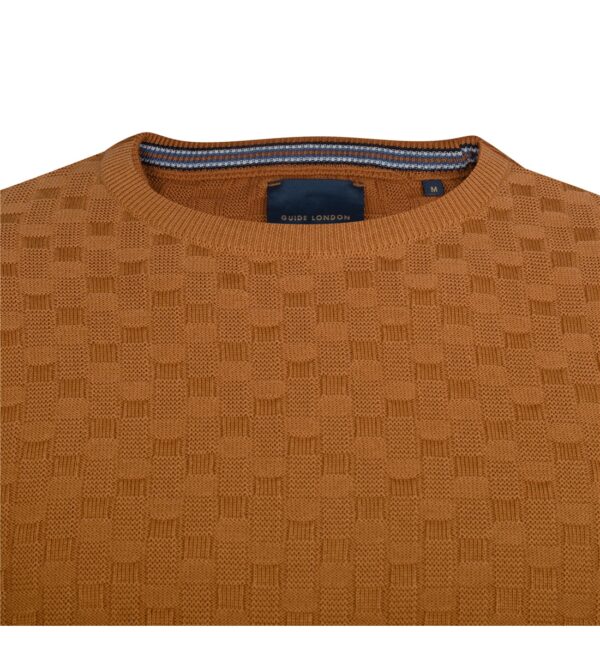 Guide Of London Rust Knitted Jumper (KW2715) - Image 2