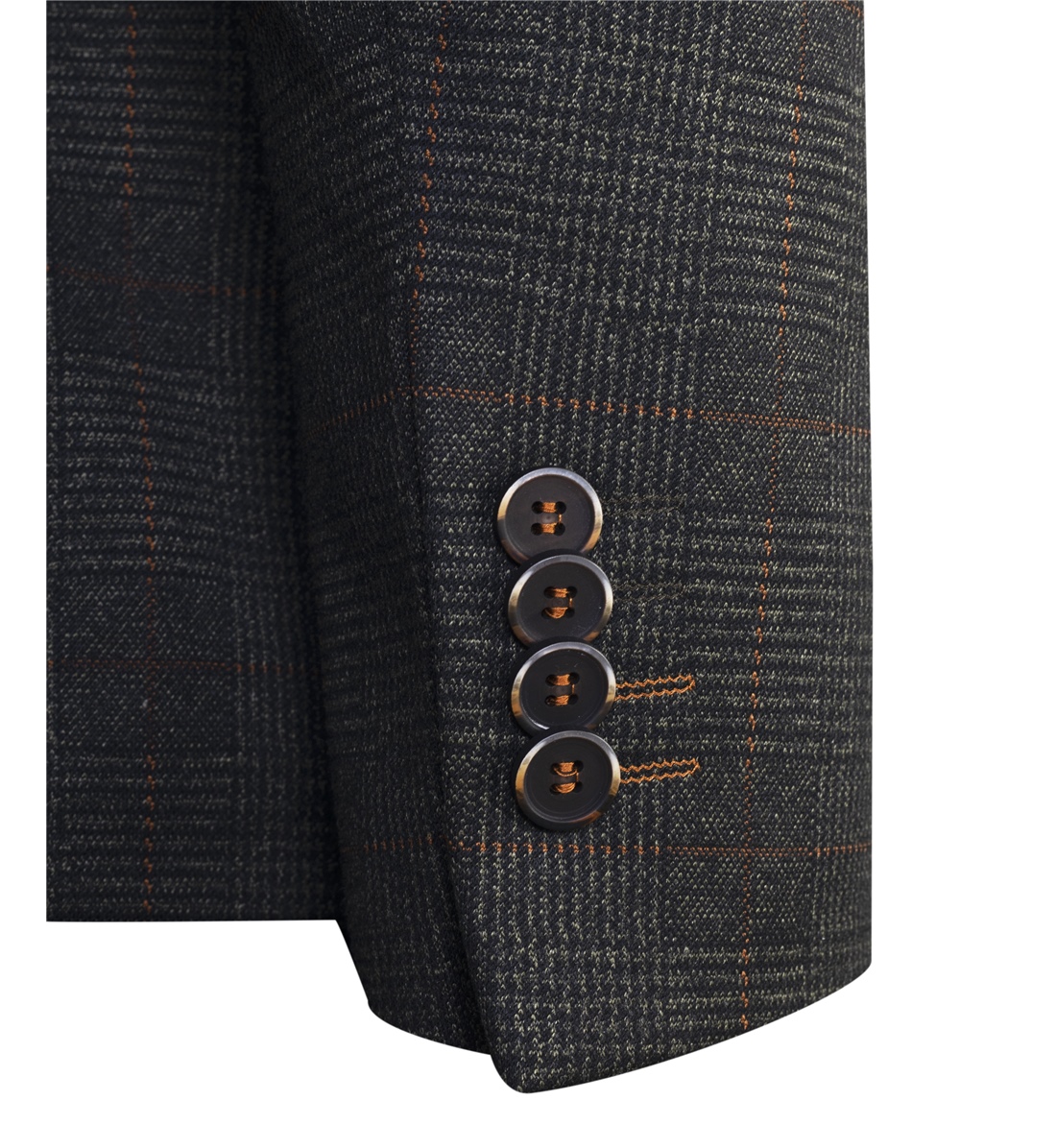 Guide London Dark Green/Tan Check Jacket 3480 - Image 2