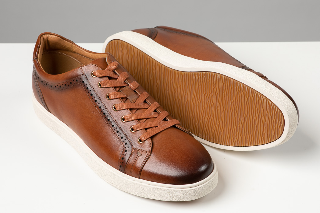 Sergio Duletti Tyson Brown Leather Trainer