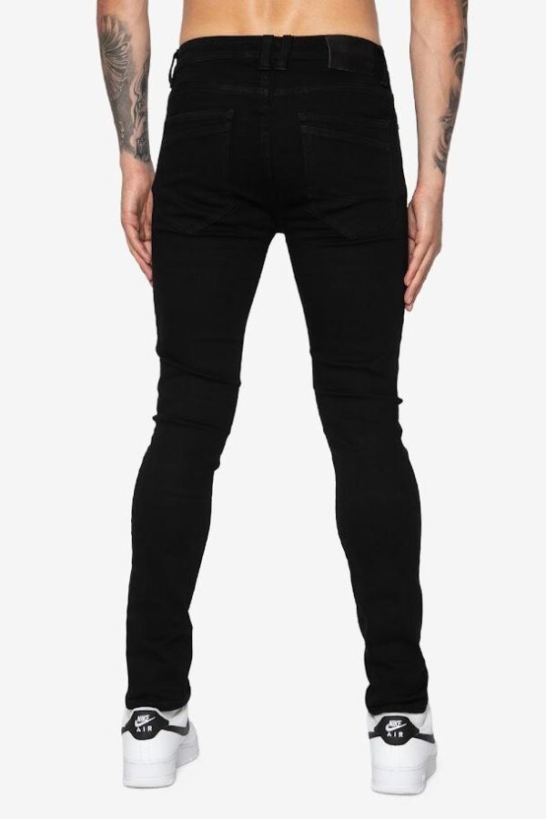 DML Striker Skinny Fit Black Jeans - Image 2