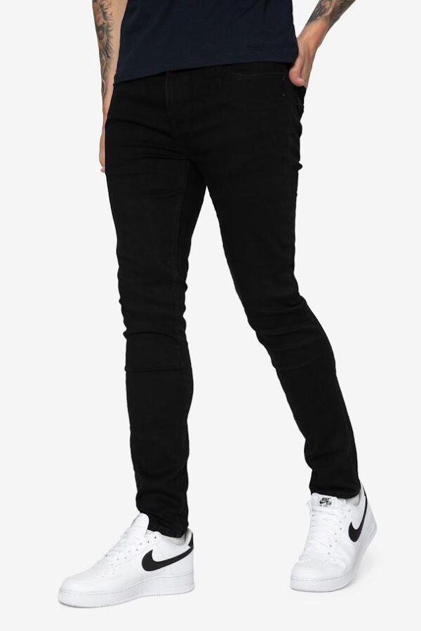 DML Striker Skinny Fit Black Jeans - Image 3