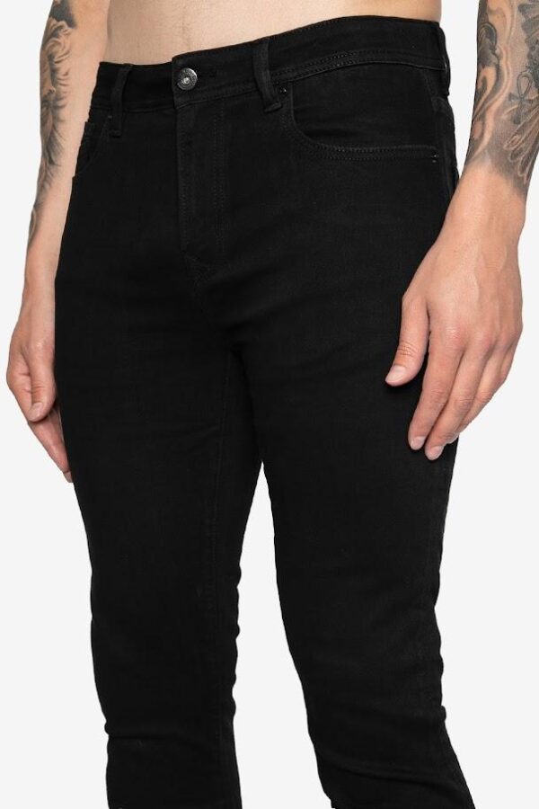 DML Striker Skinny Fit Black Jeans - Image 4