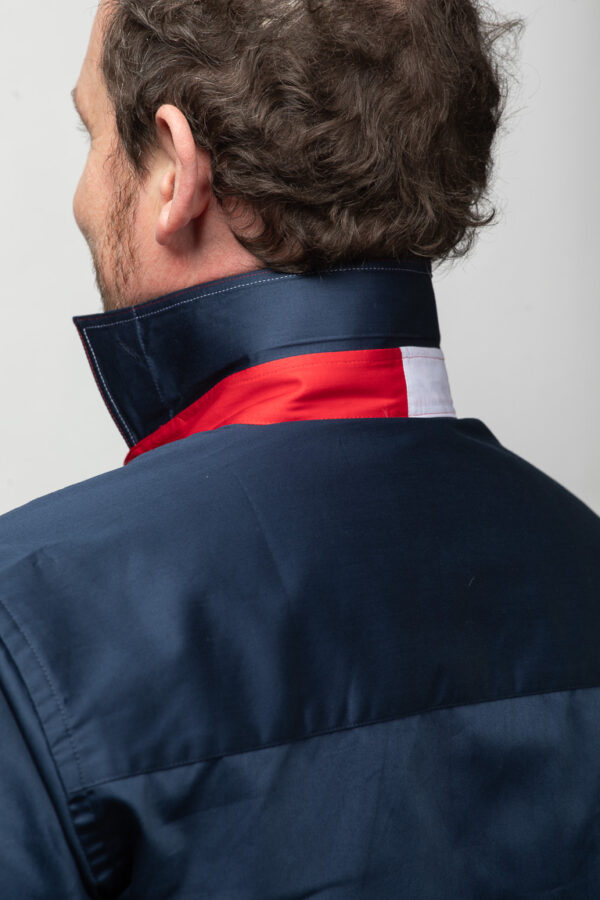Claudio Lugli Navy Shirt With White/Red Accent CP6750N - Image 4