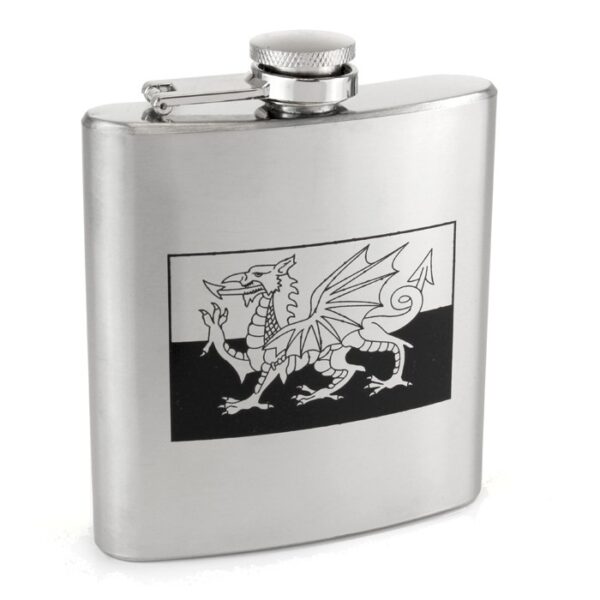 Stainless Steel 6oz Hip Flask - Image 2