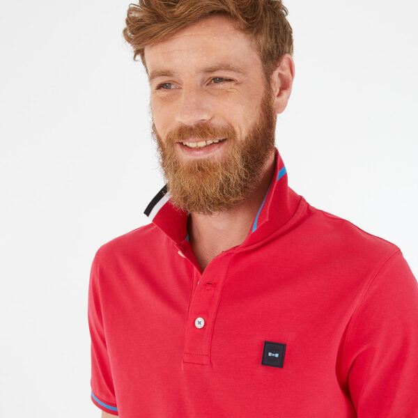 Eden Park Polo Shirt Pimpon Red