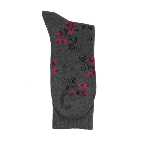 Jemsox Ditsy Flower Grey - Image 3