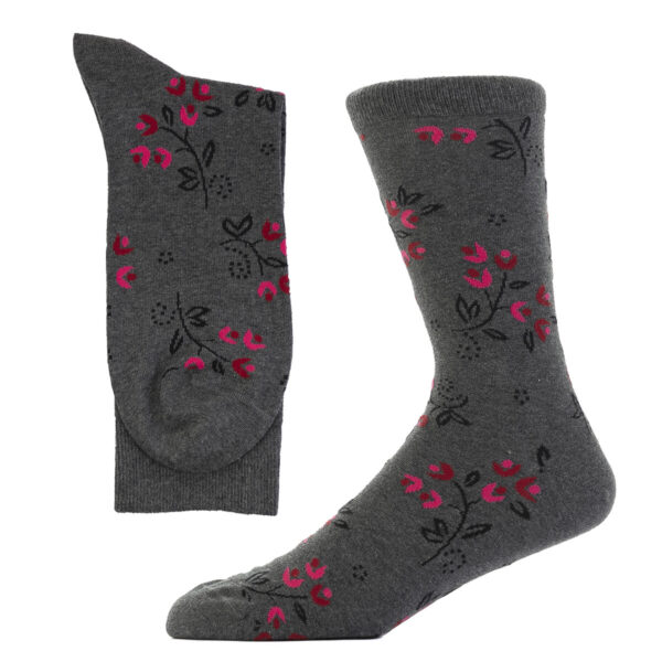 Jemsox Ditsy Flower Grey - Image 2