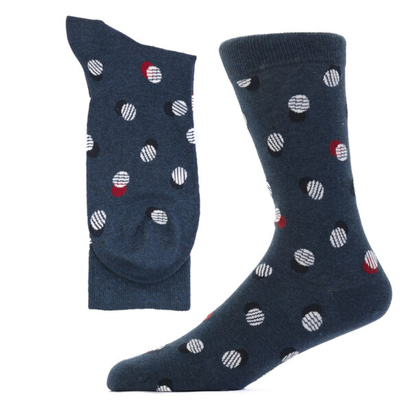 Jemsox Spot With Stripe Spot Denim & White - Image 2