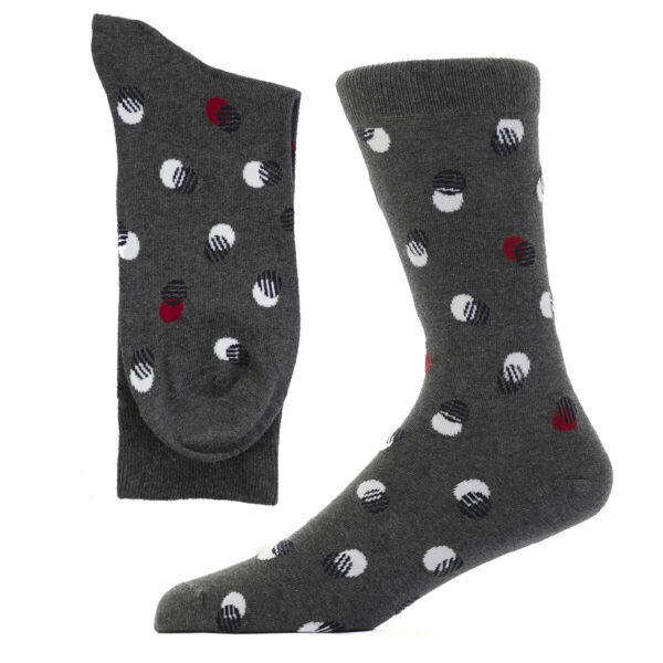 Jemsox Spot With Stripe Spot Grey & Navy - Image 2
