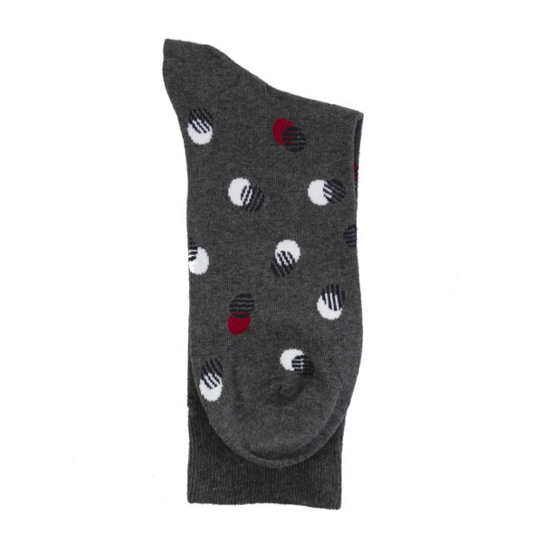 Jemsox Spot With Stripe Spot Grey & Navy - Image 3