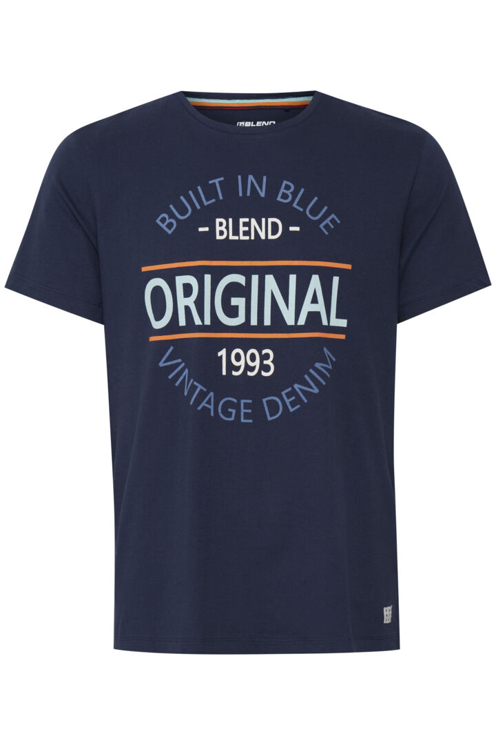 Blend ‘Original Built in Blue’ Navy T-shirt
