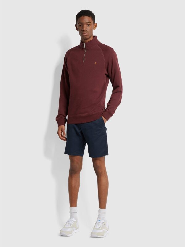 Farah Hawk Navy Shorts F4HSB095 - Image 2