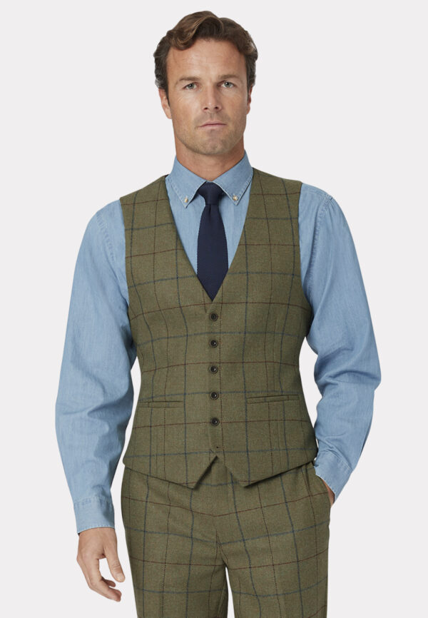 Brook Taverner Haincliffe Green Tweed Jacket - Image 7