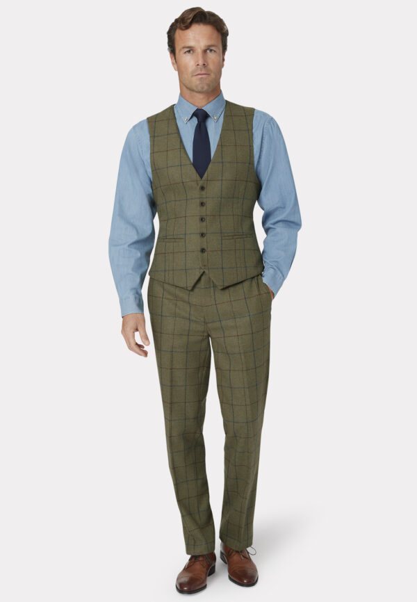 Brook Taverner Haincliffe Green Tweed Jacket - Image 6