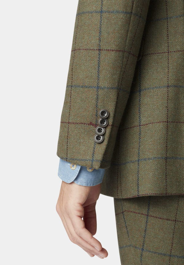Brook Taverner Haincliffe Green Tweed Jacket - Image 5
