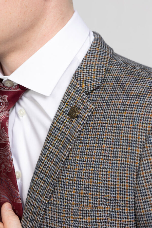 Marc Darcy Hardwick Navy/Tan Jacket - Image 2
