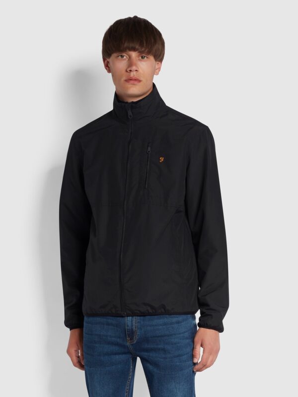 Farah Washington Black Coat F4RFB030 - Image 2