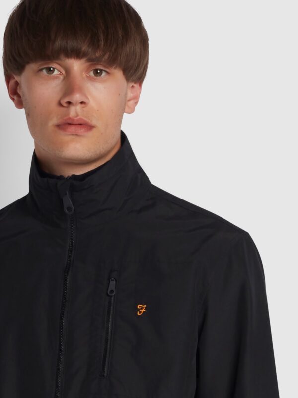 Farah Washington Black Coat F4RFB030 - Image 4