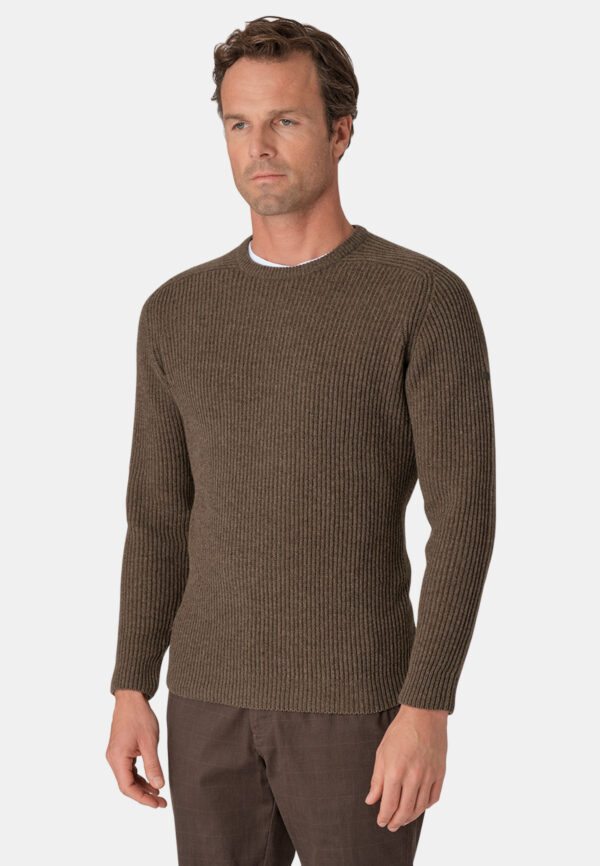 Brook Taverner Pickering Chocolate Jumper 4063