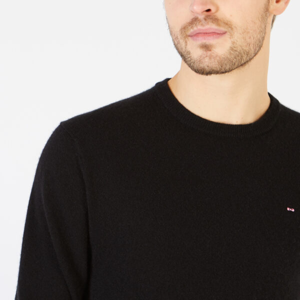 Eden Park Navy Crew Neck 100% Cashmere Jumper - Image 3