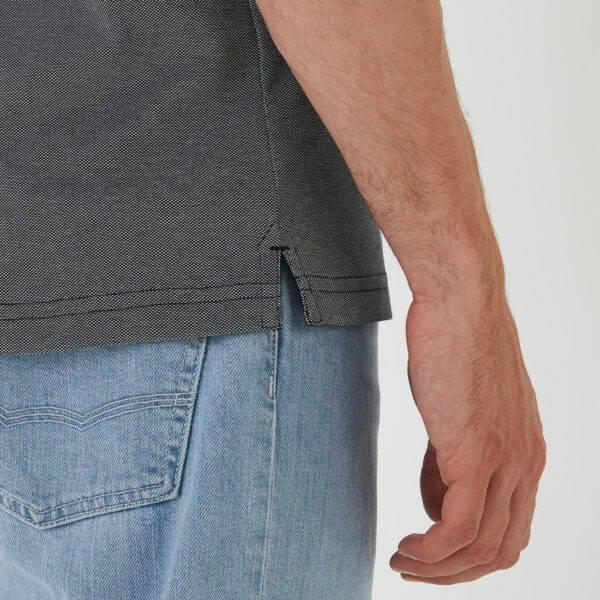 Eden Park Navy Textured Polo - Image 4