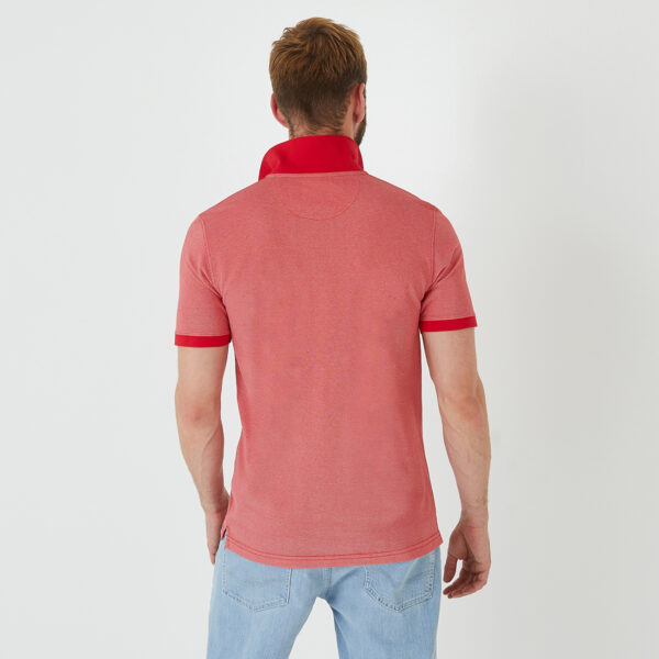Eden Park Red Textured Polo - Image 2