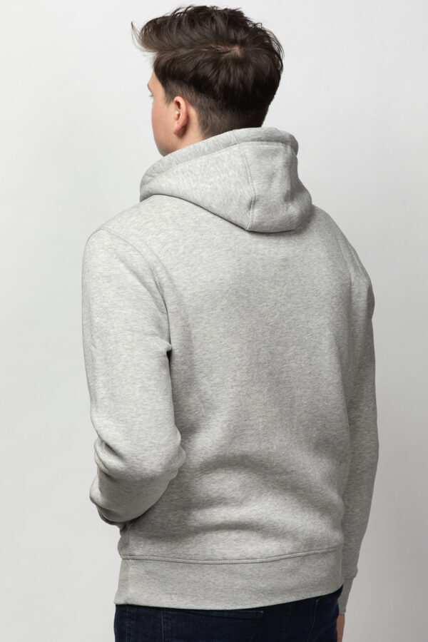 Tommy Hilfiger Logo Grey Hoodie - Image 3