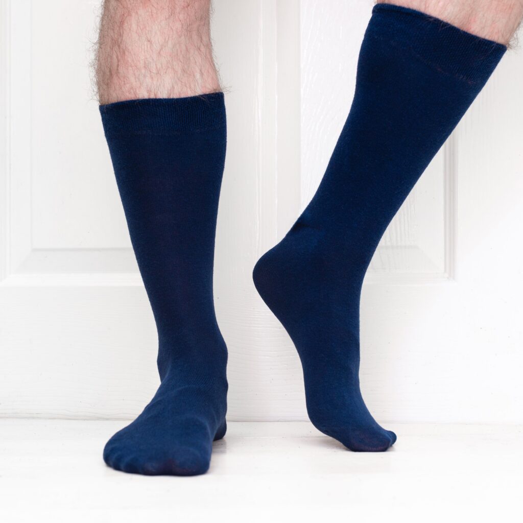 Jemsox Plain Denim Blue Socks