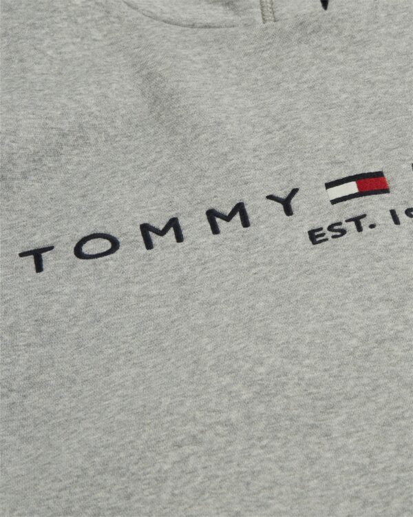 Tommy Hilfiger Logo Grey Hoodie - Image 7