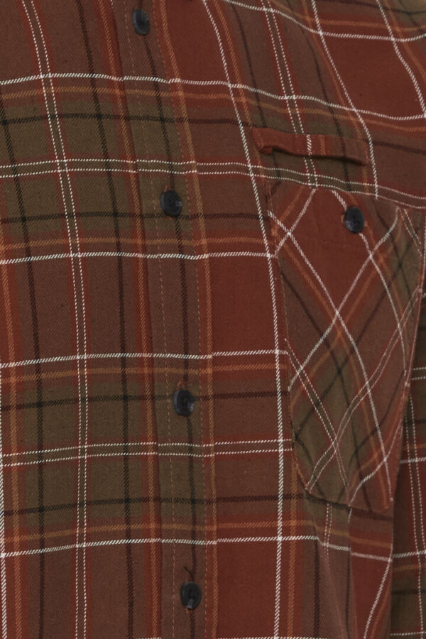 Blend Red Check Shirt 20714324BB - Image 2