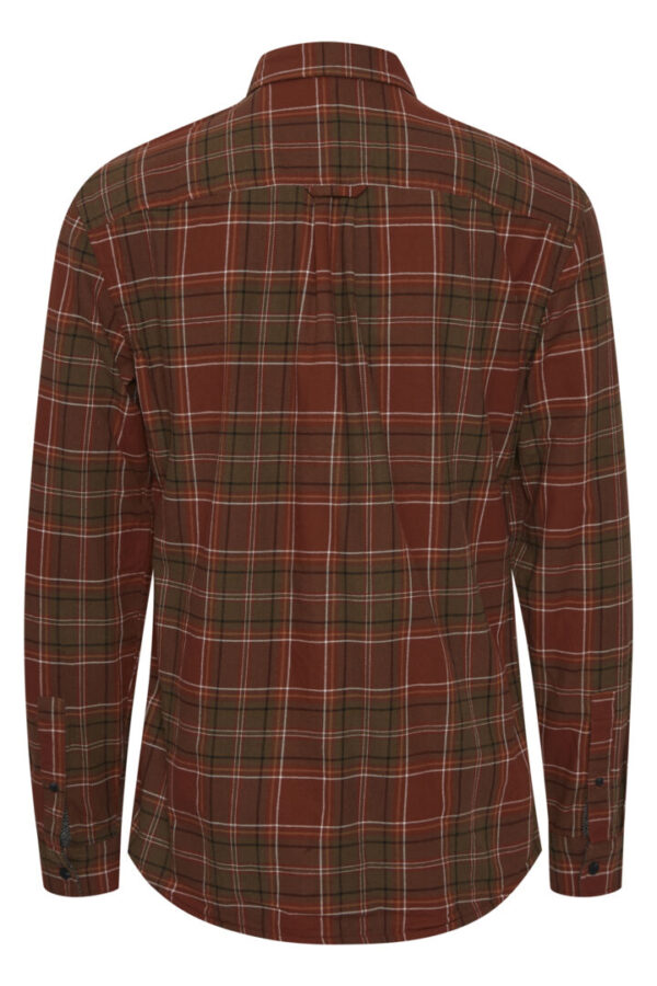 Blend Red Check Shirt 20714324BB - Image 3