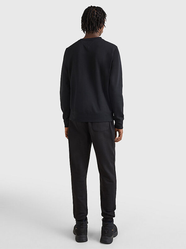 Tommy Hilfiger Logo Sweatshirt Black - Image 5