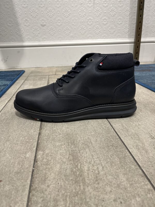 Tommy Hilfiger Navy Lace Up Boot - Image 3