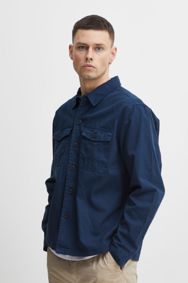 Blend Navy Overshirt 20715170