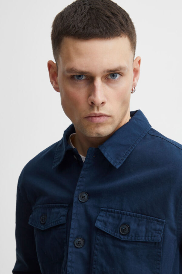 Blend Navy Overshirt 20715170 - Image 4