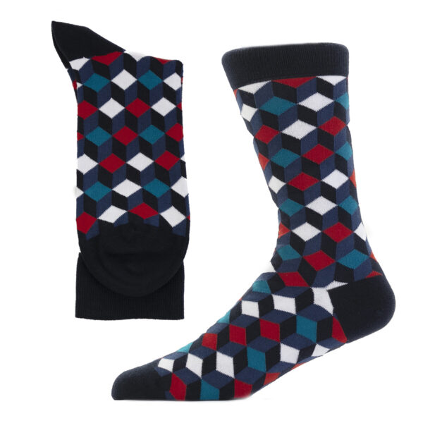 Jemsox Box Geo Navy & Red - Image 2