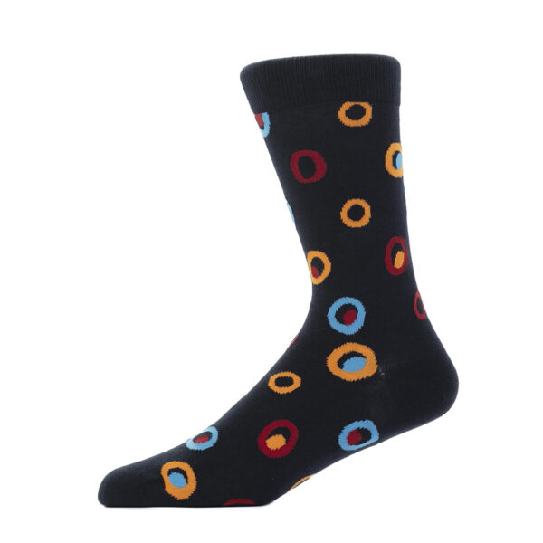Jemsox Spot In A Circle Navy & Orange