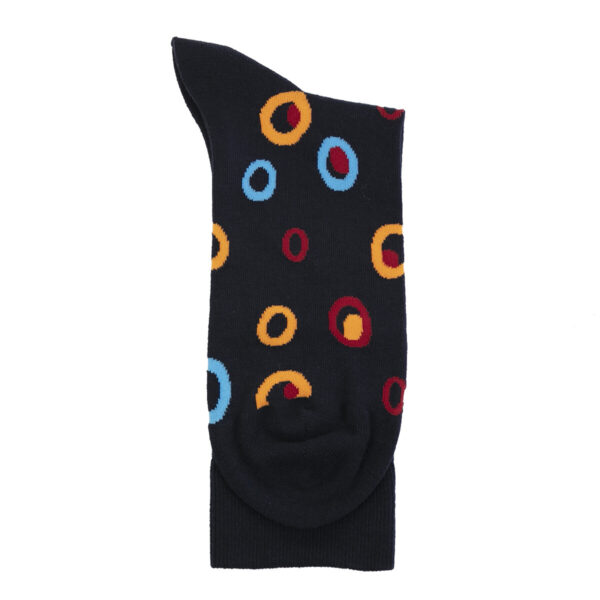 Jemsox Spot In A Circle Navy & Orange - Image 2