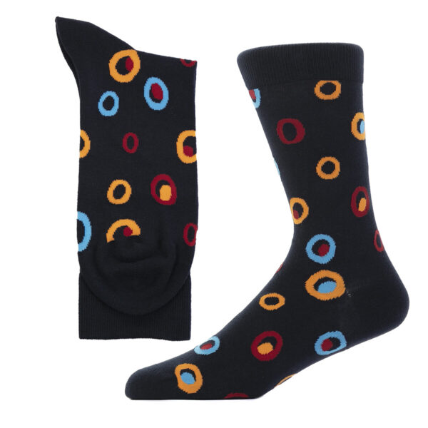 Jemsox Spot In A Circle Navy & Orange - Image 3