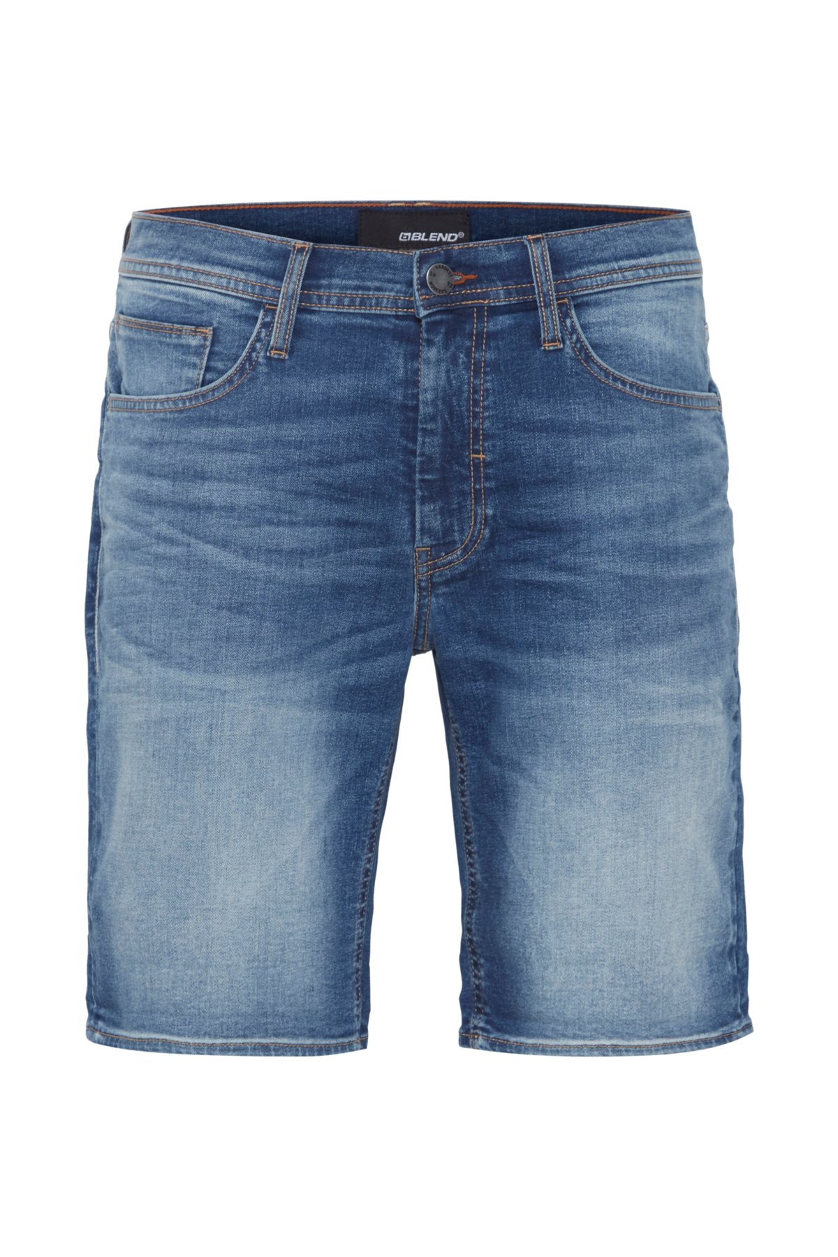 Blend Twister Fit Mid Blue Denim Shorts 20713326
