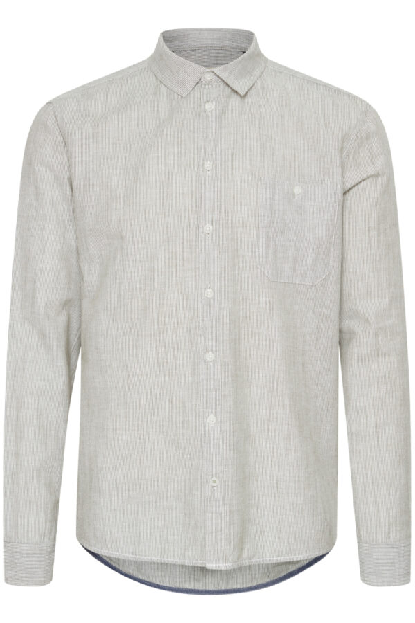 Blend Green & White Pinstripe Shirt 20715152