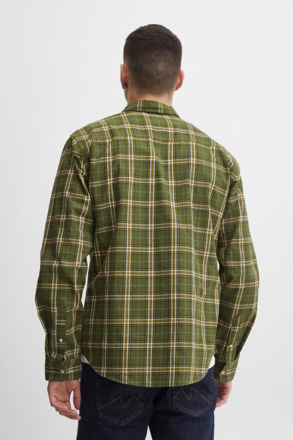 Blend Green Check Shirt 20715162 - Image 3