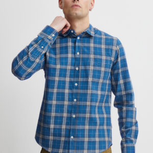 Blend Blue Check Shirt 20715162
