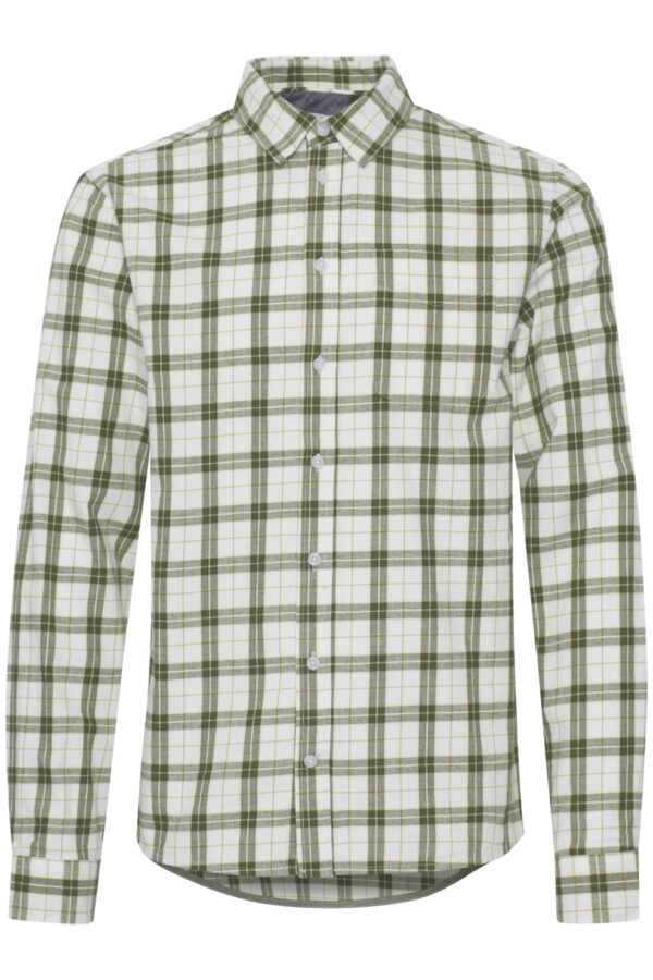Blend Green & Cream Check Shirt 20715738